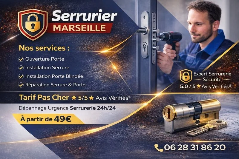 Dépannage serrurier urgence à marseille 13012
